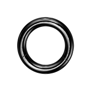 Anneau segment rabattable noir
