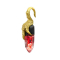 Ear weight gold-plated dragon claw with fire epoxy