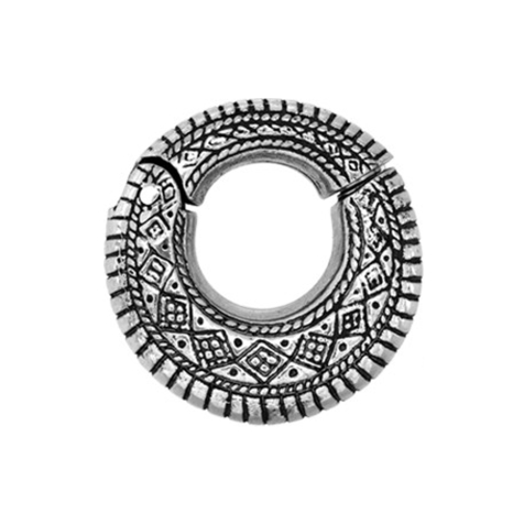 Ohrgewicht klappbar silber Gravur