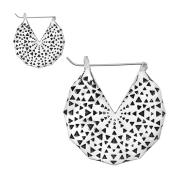 Orecchino sole argento