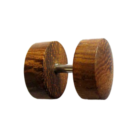 Fake plug made from partridge wood