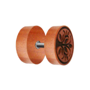 Faux plug arbre de vie en bois de sawo