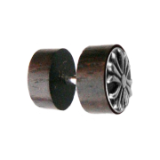 Fake plug cross made from Narra wood