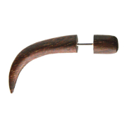 Faux expandeur courbé rond en bois de Narra