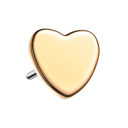 Threadless Herz rosegold