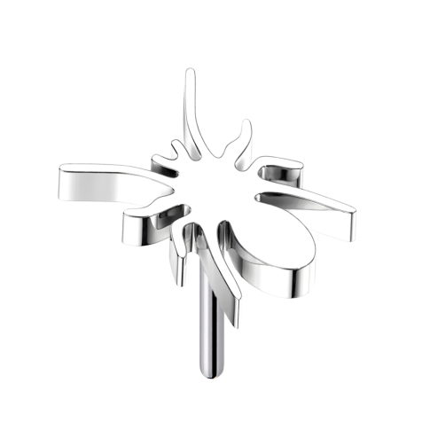 Araignée sans filet argentée