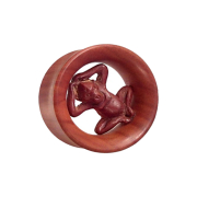 Flared Tunnel Affe aus Sawo Holz