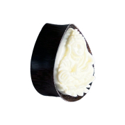 Flared Plug Gouttes darang avec Bouddha en os