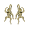 Gold-plated monkey ear weight (2pcs)