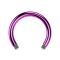 Micro Circular Barbell Rod purple