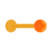 Micro Labret orange avec boule orange