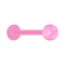 Micro Labret rose avec boule rose