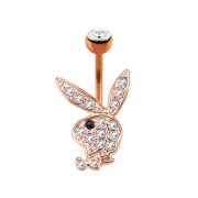 Banane or rose avec Playboy Bunny noir