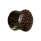 Palm wood flared plug