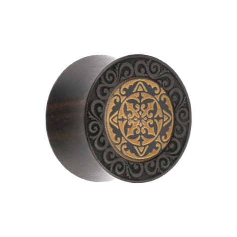 Flared plug stucco made of ironwood