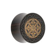 Flared plug stucco made of ironwood