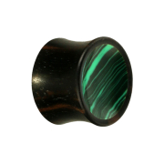 Pietra di malachite a spina svasata dal legno di Areng