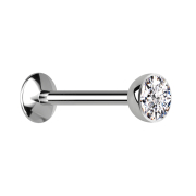 Micro filetage intérieur Labret UFO argent...