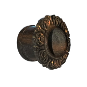 Flared tunnel Indian trunk made of Arang wood