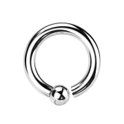 Ball closure ring, internal thread, silver