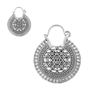 Orecchini in argento con motivo etno
