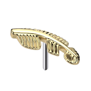 Molla senza filettatura placcata in oro