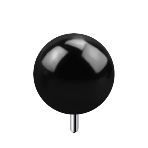 Threadless ball, black