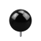 Threadless ball, black