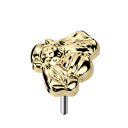 Threadless Biene vergoldet