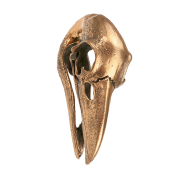 Poids doreille trou de serrure or rose crâne de...