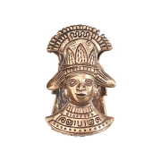 Ear weight keyhole rose gold Maya figure