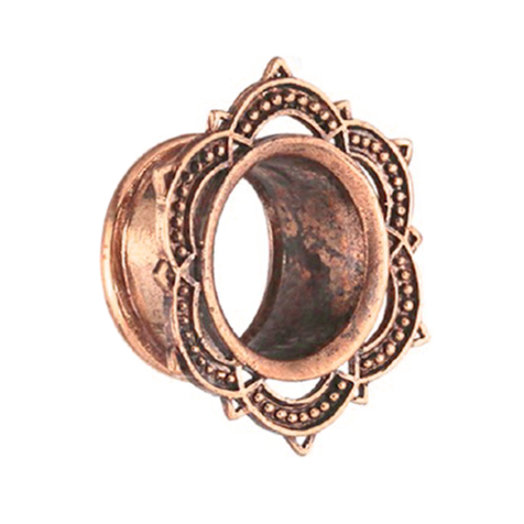 Fiore di loto in oro rosa a Flesh Tunnel