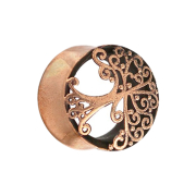 Tunnel svasato con albero della vita in oro rosa