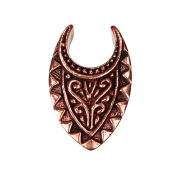 Sella oro rosa scudo zig zag fontana