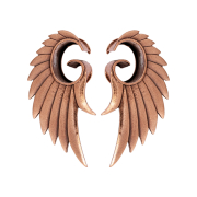 Ali dangelo in carne Tunnel oro rosa (2 pz.)