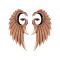 Flesh Tunnel rose gold angel wings (2pcs.)