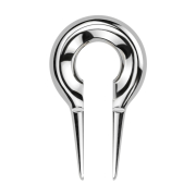 Peso dellorecchio a buco di serratura in argento