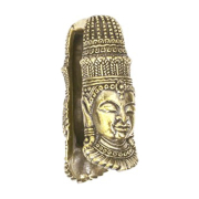 Ear weight keyhole gold-plated Buddha figure
