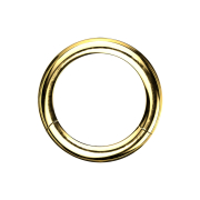Anneau segment pliable doré