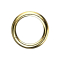 Anneau segment pliable doré