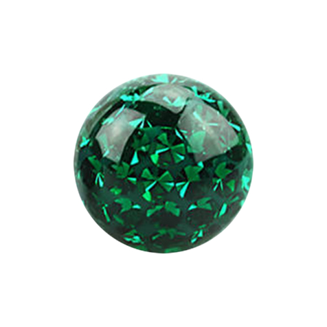 Crystal ball green Epoxy protective layer