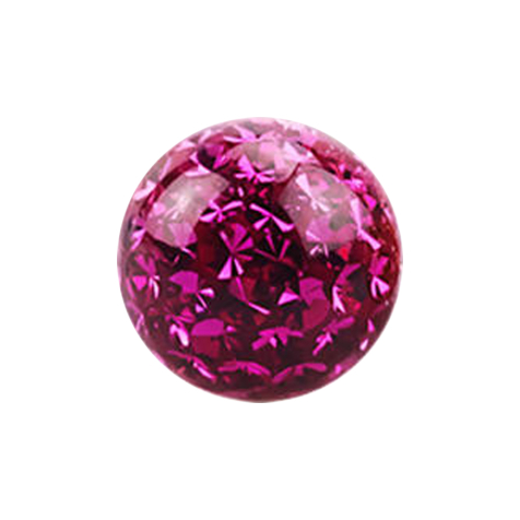 Kristallkugel fuchsia Epoxy Schutzschicht