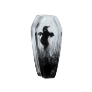 Flared plug coffin spirit epoxy transparent