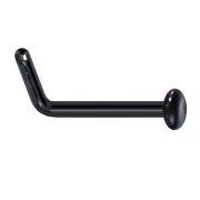 Fiche nasale coudée noire avec assiette