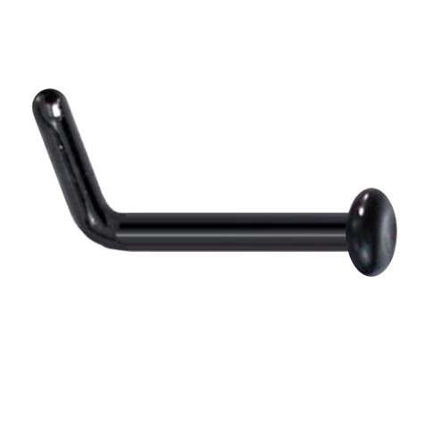 Naso angolato nero con disco