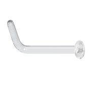 Perno nasale angolato trasparente con disco