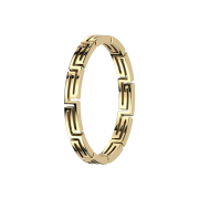Gold-plated labyrinth ring