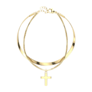 Chaîne plaquée or serpent et boîte...