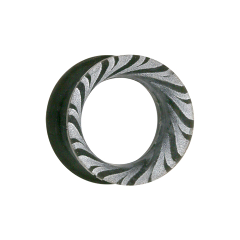 Flared Tunnel schwarz Wirbel