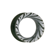 Flared Tunnel schwarz Wirbel